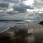 Discerning Light. During an early December gale, the sun briefly breaks through scudding clouds.